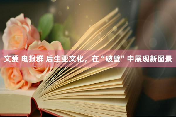 文爱 电报群 后生亚文化，在“破壁”中展现新图景