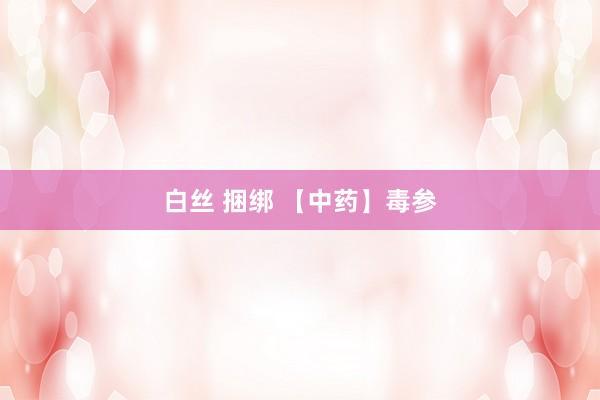白丝 捆绑 【中药】毒参
